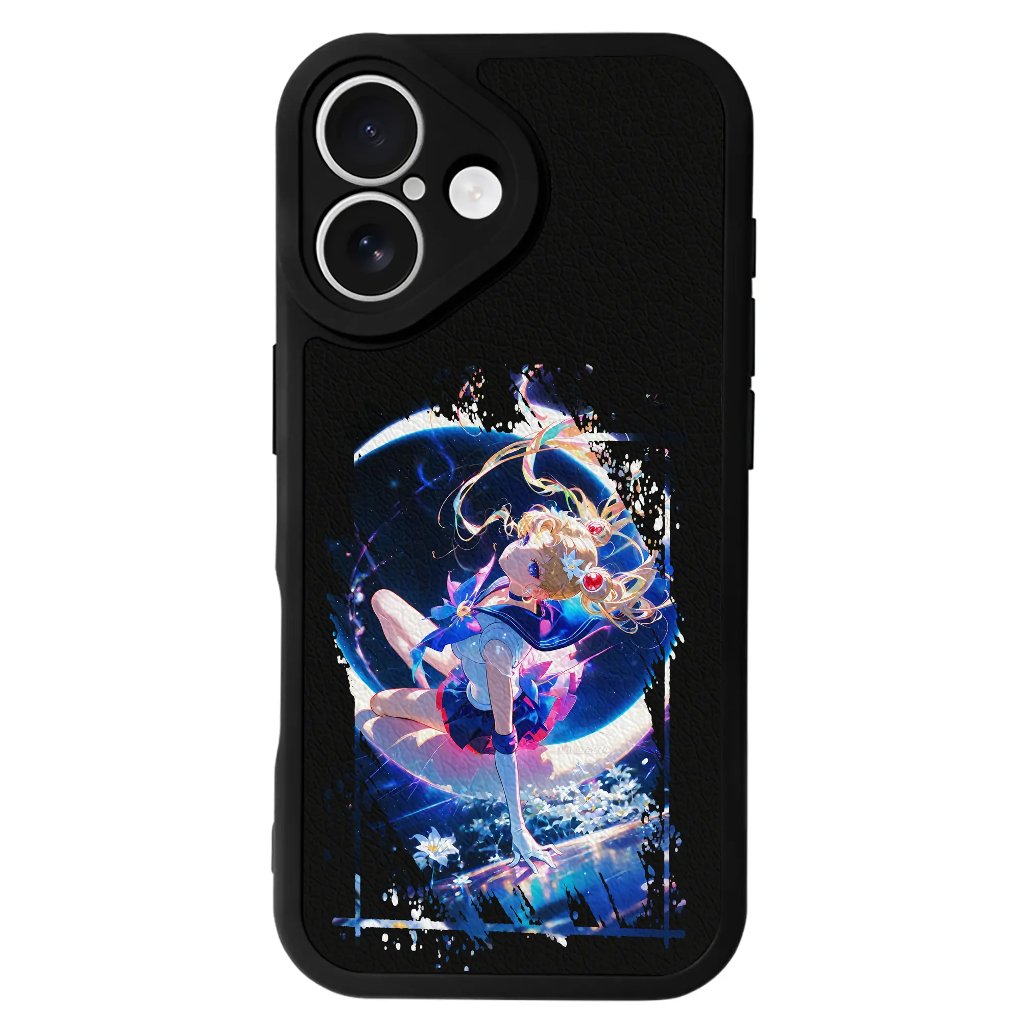 美少女戦士セーラームーン グッズ 月野 うさぎ - IPhone 16シリーズ対応 ・ シリコンスマホケース ・ レザー調 ・ 高精度フィット ・ 耐衝撃 ・ ワイヤレス充電対応 ・ 精密カット